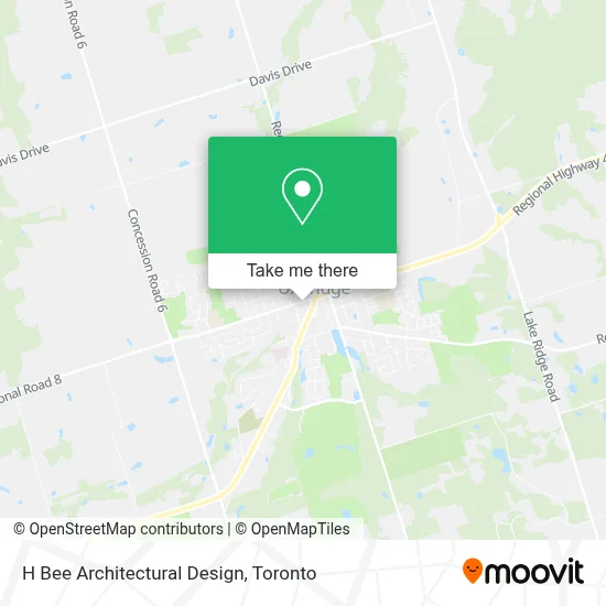 H Bee Architectural Design map