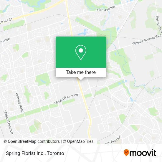Spring Florist Inc. map