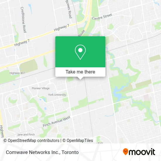 Comwave Networks Inc. map