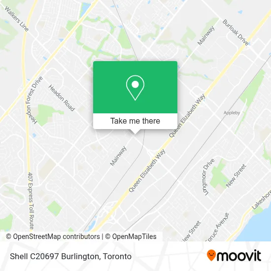 Shell C20697 Burlington map