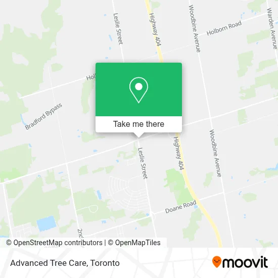 Advanced Tree Care map
