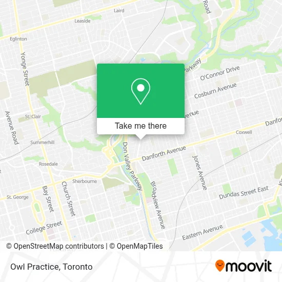 Owl Practice map