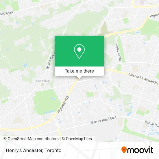 Henry's Ancaster map
