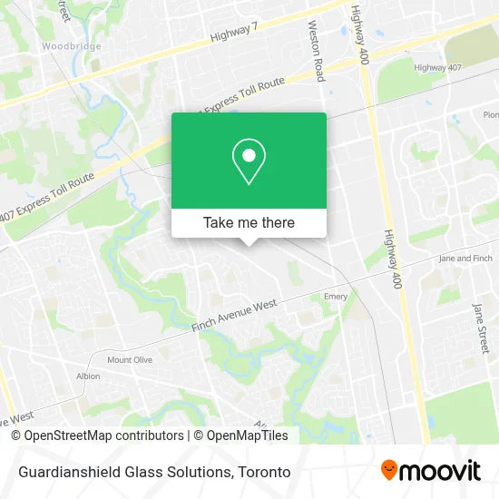 Guardianshield Glass Solutions map