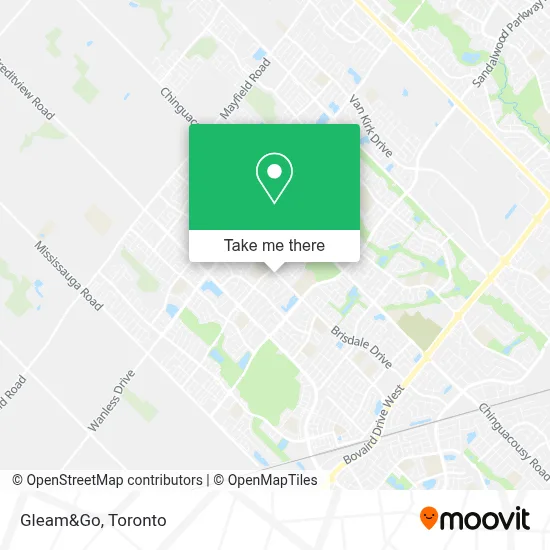 Gleam&Go map