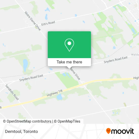 Demtool map