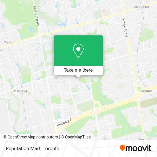 Reputation Mart map