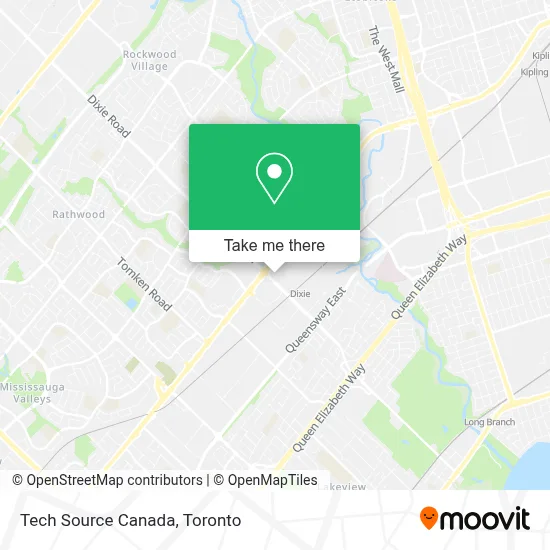 Tech Source Canada map