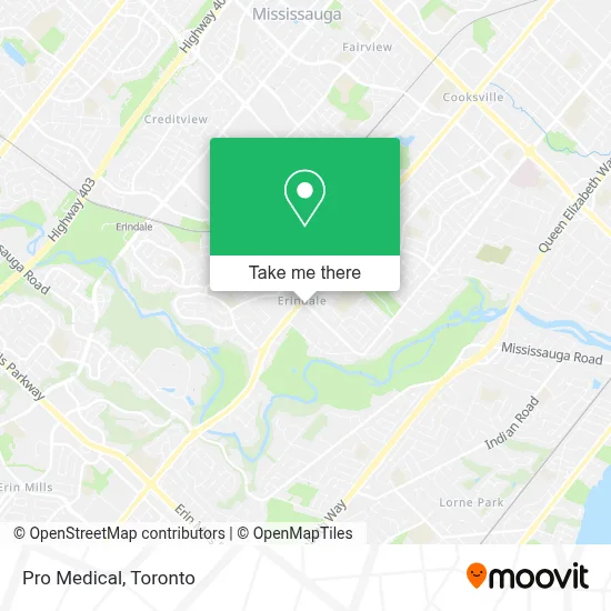 Pro Medical map
