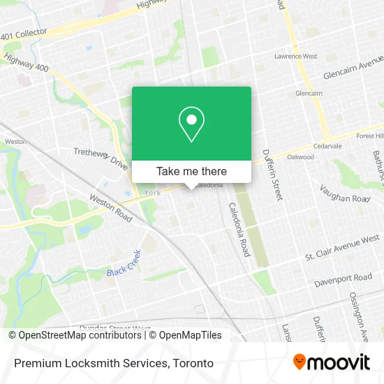Premium Locksmith Services map