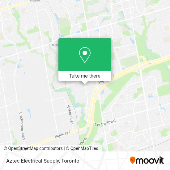 Aztec Electrical Supply map