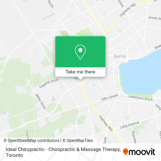 Ideal Chiropractic - Chiropractic & Massage Therapy map