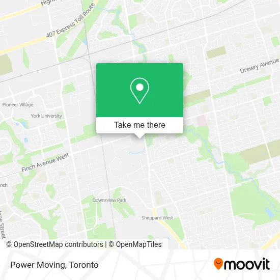 Power Moving map