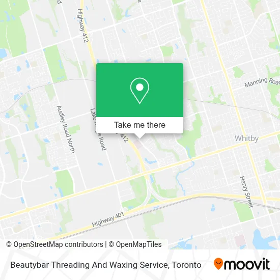 Beautybar Threading And Waxing Service map