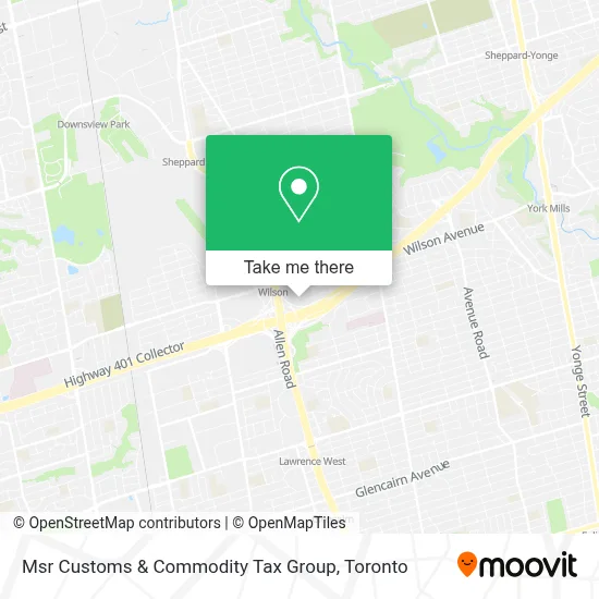 Msr Customs & Commodity Tax Group map