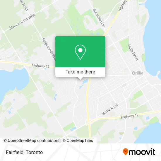 Fairfield map