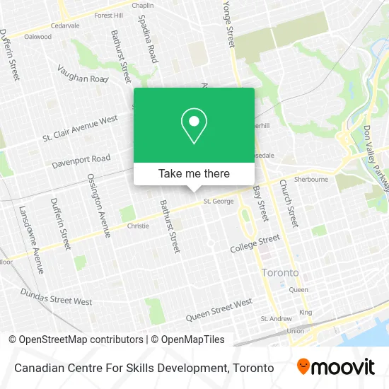 Canadian Centre For Skills Development map