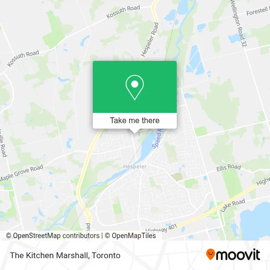 The Kitchen Marshall map