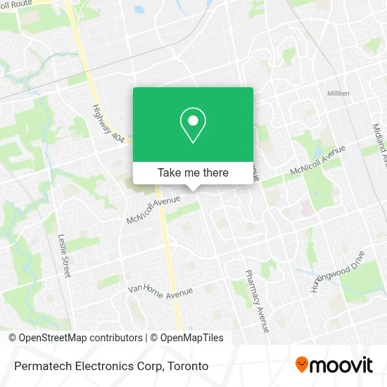 Permatech Electronics Corp map