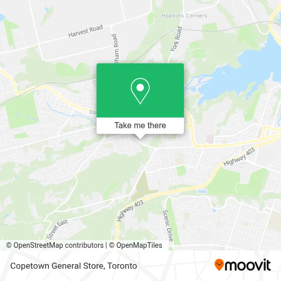 Copetown General Store map