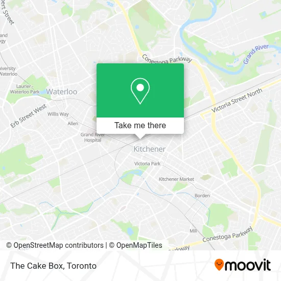 The Cake Box map