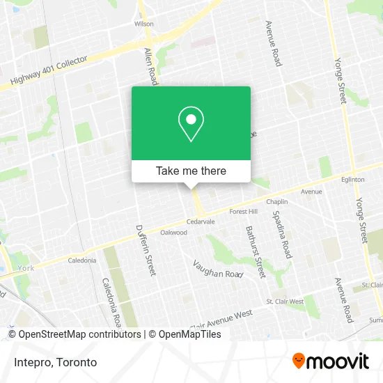 Intepro map