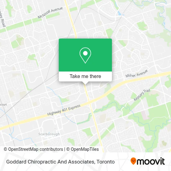 Goddard Chiropractic And Associates map