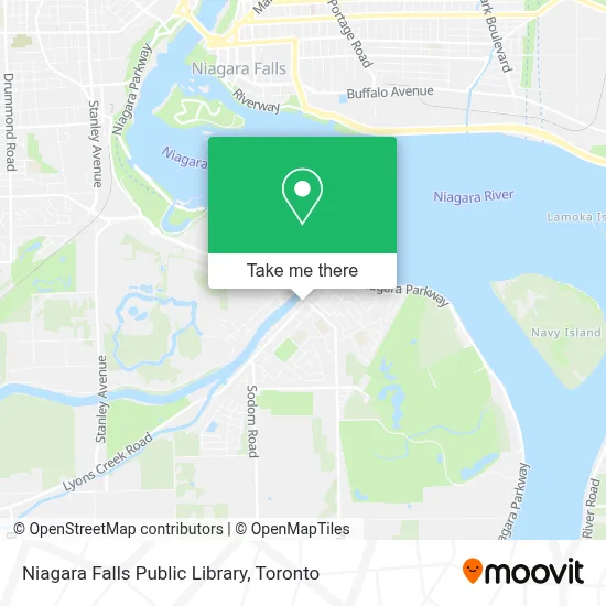 Niagara Falls Public Library map