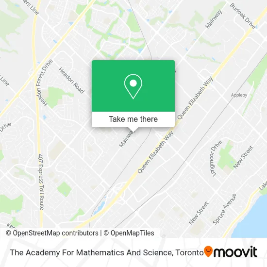 The Academy For Mathematics And Science map