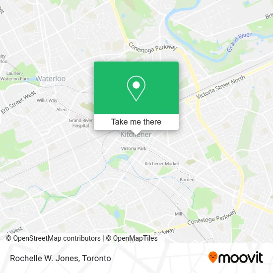 Rochelle W. Jones map