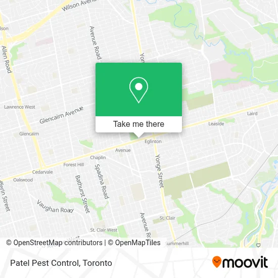 Patel Pest Control map