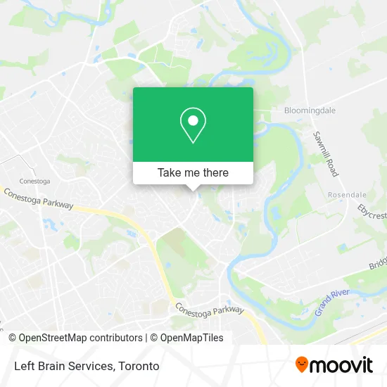 Left Brain Services map