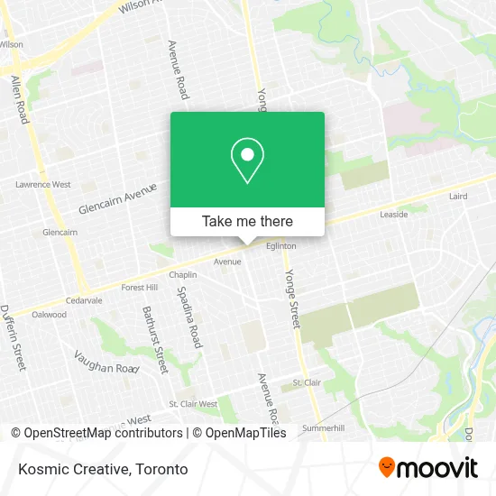 Kosmic Creative map