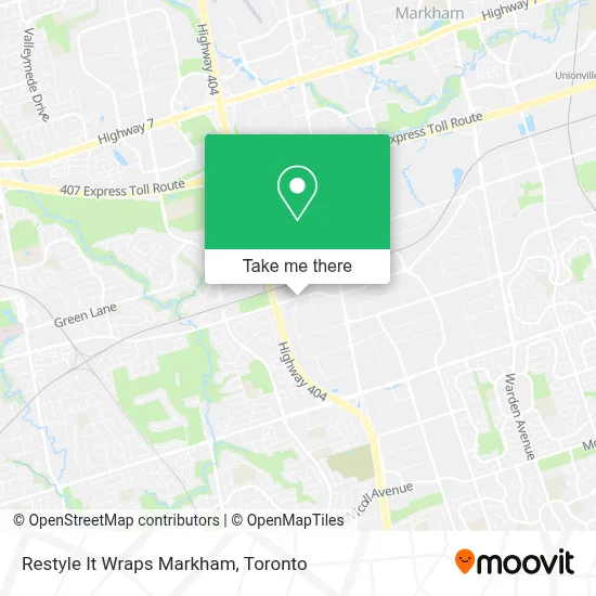 Restyle It Wraps Markham plan