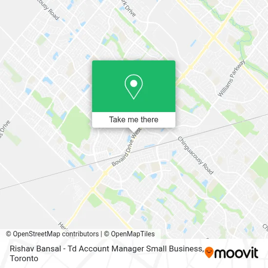 Rishav Bansal - Td Account Manager Small Business map