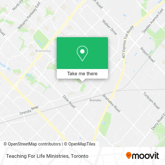 Teaching For Life Ministries map