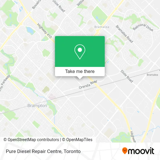 Pure Diesel Repair Centre map