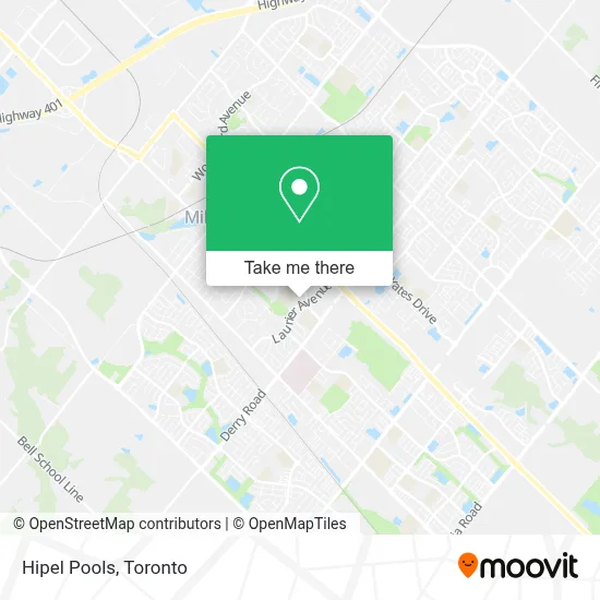 Hipel Pools map