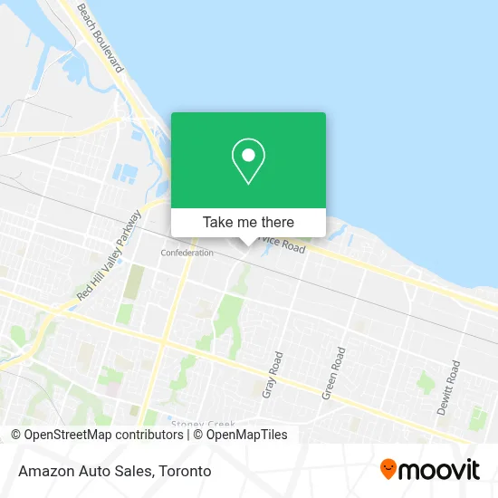 Amazon Auto Sales map
