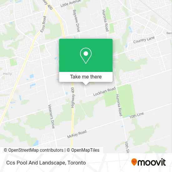 Ccs Pool And Landscape map