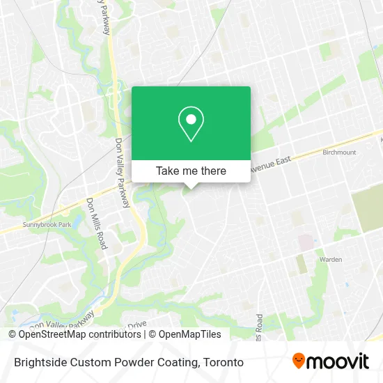 Brightside Custom Powder Coating map