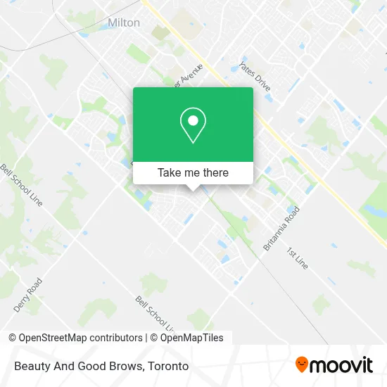 Beauty And Good Brows map