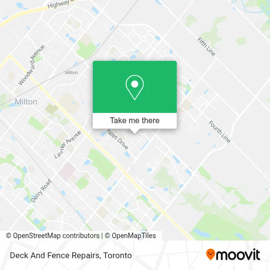 Deck And Fence Repairs map