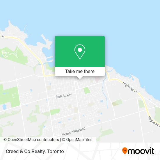 Creed & Co Realty map