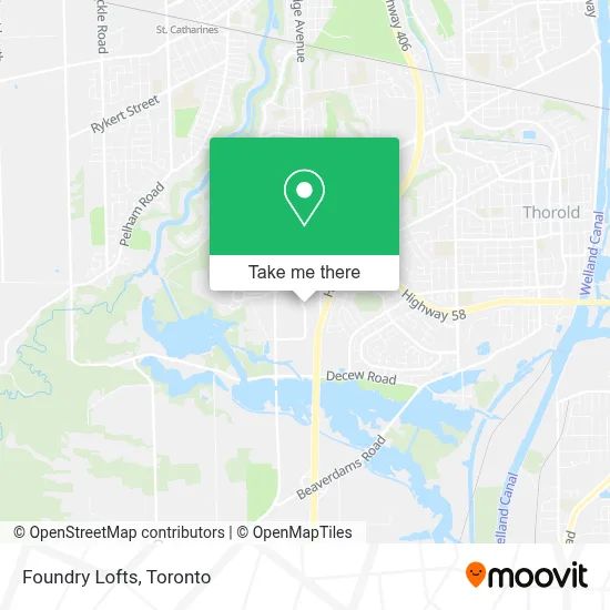 Foundry Lofts map