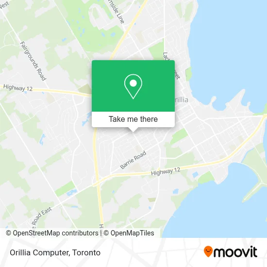Orillia Computer map