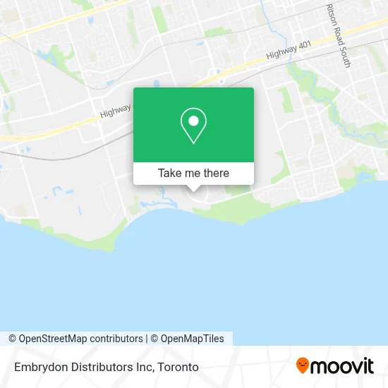Embrydon Distributors Inc map