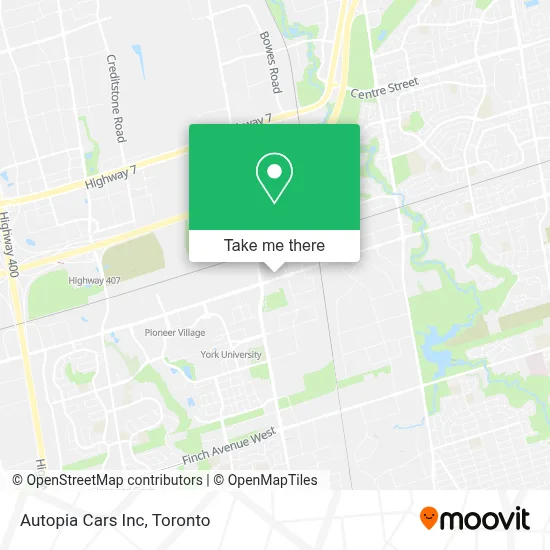 Autopia Cars Inc map