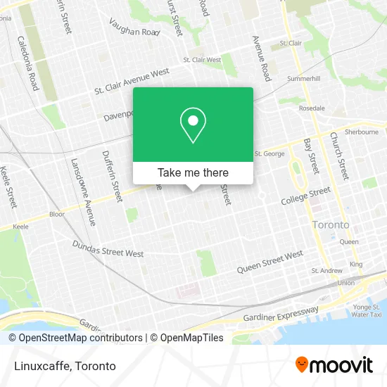 Linuxcaffe map