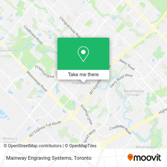 Mainway Engraving Systems map